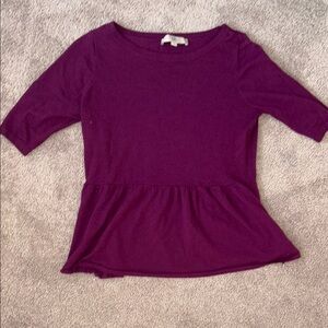 SMALL LOFT PEPLUM BLOUSE